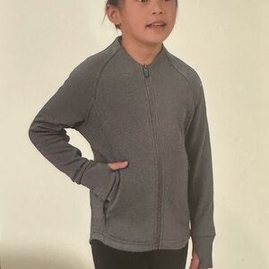 Tuff Athletics High Pile Fleece Jacket Gray S 7/8 Girl